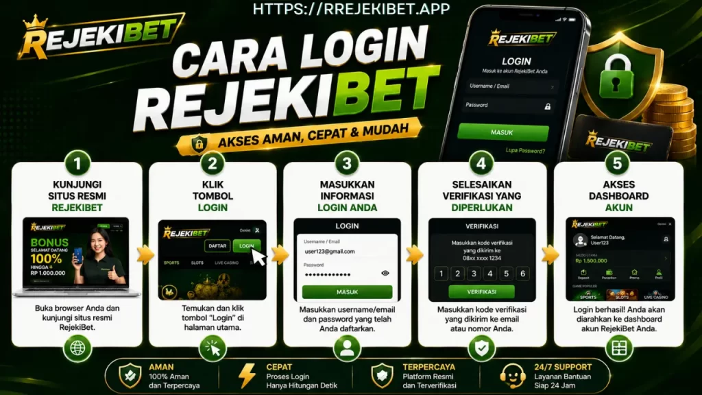 Cara Login Rejekibet