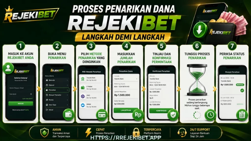 Proses Penarikan Dana RejekiBet